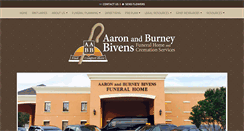 Desktop Screenshot of bivensfuneralhome.com